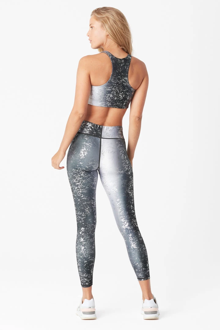 Terez Silver Haze Foil Balayage Hi-Shine Leggings 4 Terez Silver Haze Foil Balayage Hi-Shine Leggings