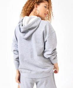 Terez Heathered Gray Hoodie