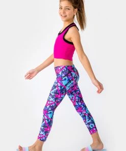 Terez Girls Clements Twins A & L Graffiti Leggings
