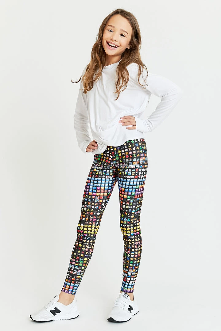 Terez Girls Emoji Leggings 3 Terez Girls Emoji Leggings