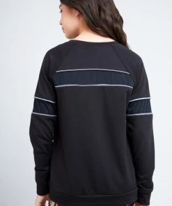 Terez Girls Mesh French Terry Sweatshirt