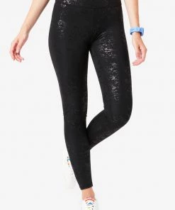 Terez Best Sellers Black Tonal Foil Haze UpLift Leggings 19 Terez Best Sellers Black Tonal Foil Haze UpLift Leggings