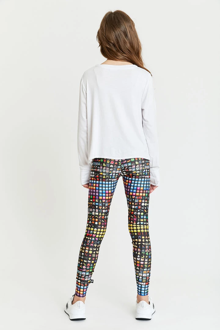 Terez Girls Emoji Leggings 4 Terez Girls Emoji Leggings