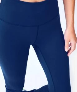 Golden Times Navy TLC Flare Leggings