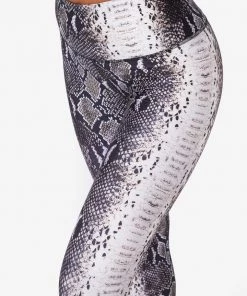 Terez Wild Python Hi-Shine Capris