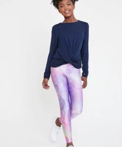 Terez Girls Twist Front Long Sleeve In Navy