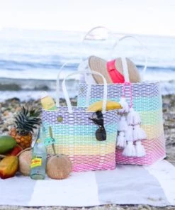 Terez Las Guanacas Jumbo Tote In Rainbow