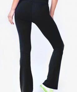 Terez TLC Shop Jet Black TLC Flare Leggings