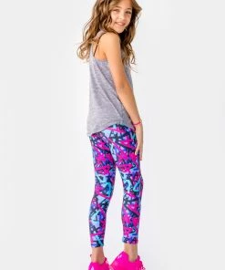 Terez Girls Clements Twins A & L Graffiti Leggings