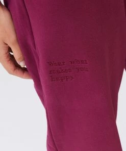 Terez X NY Forever Black Raspberry Joggers