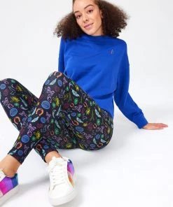 Terez X NY Forever Electric Blue Crew 10 Terez X NY Forever Electric Blue Crew