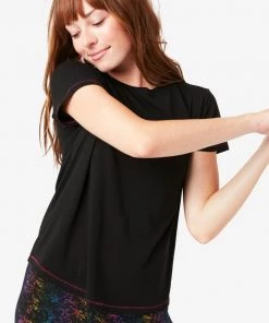 Terez Best Sellers New Yorker Black Bliss Tee