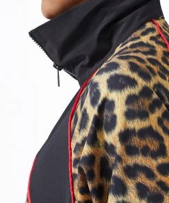 Terez Best Sellers Leopard Goals RipStop Windbreaker