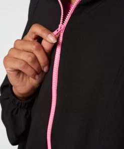 Terez Black Neon Streak RipStop Windbreaker Tennis 10 Terez Black Neon Streak RipStop Windbreaker Tennis