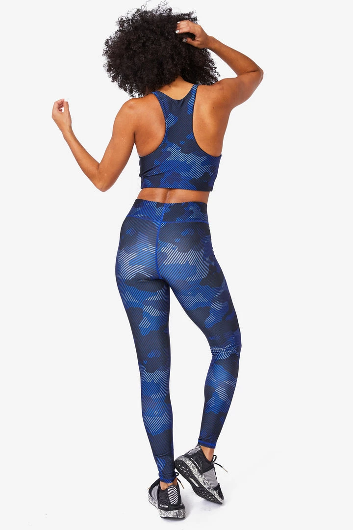Terez Bras & Tops Navy Camo Stripe Hi-Shine Sports Bra 5 Terez Bras & Tops Navy Camo Stripe Hi-Shine Sports Bra