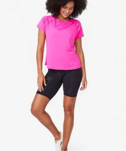 Terez Pink WorkIt Tee Bras & Tops