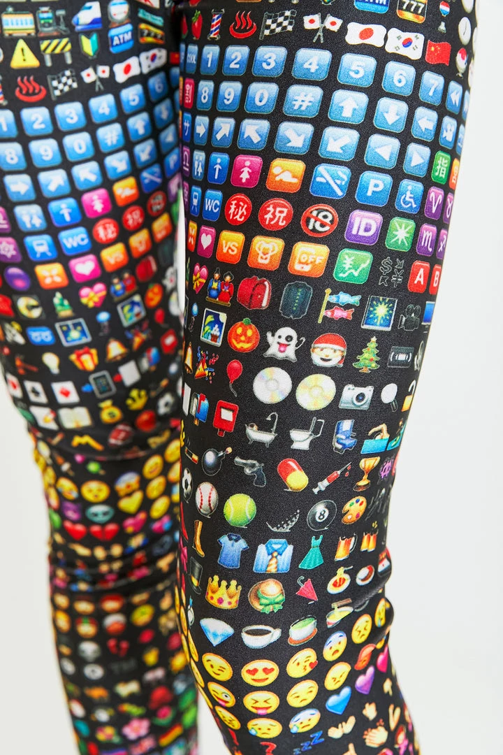Terez Girls Emoji Leggings 5 Terez Girls Emoji Leggings