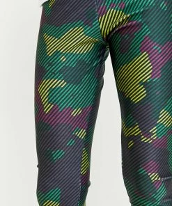Terez Girls Green Camo Stripe Legging