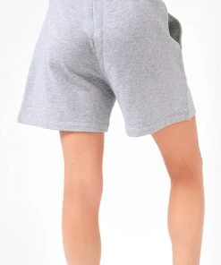 Terez Heathered Gray Sweatshort Bottoms