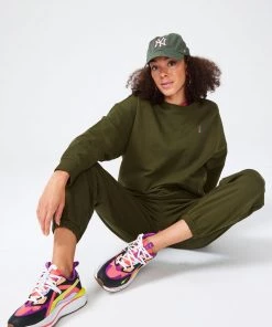 Terez X NY Forever Uniform Green Crew