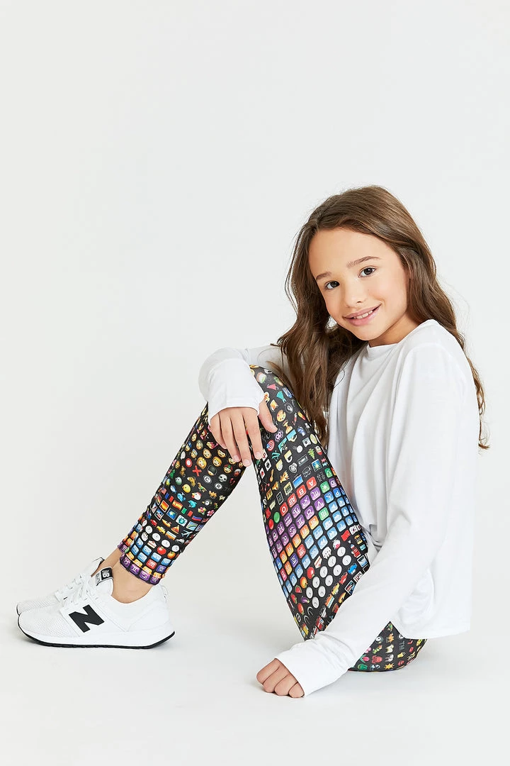Terez Girls Emoji Leggings 6 Terez Girls Emoji Leggings