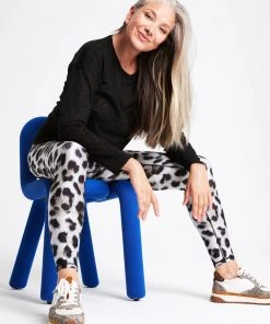 Terez Snow Leopard Hi-Shine Leggings