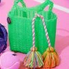 Terez Las Guanacas Ultra Mini Bag In Neon Green New Arrivals