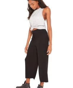 Terez Black Atlantic Beach Pant Bottoms