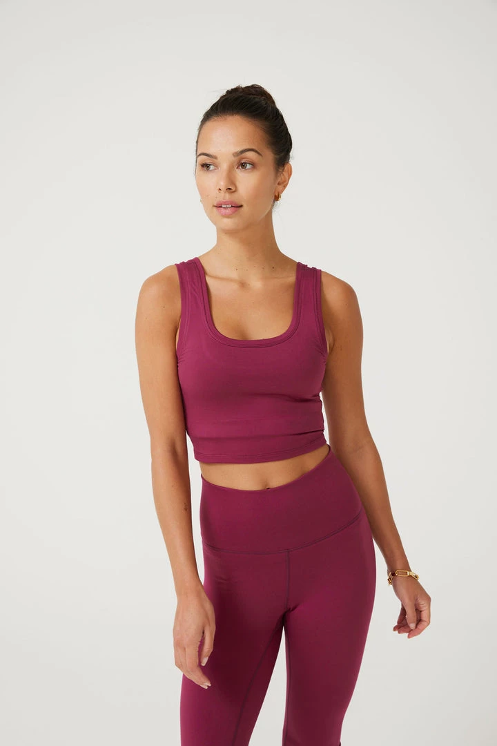 Terez TLC Shop Black Raspberry TLC Crop Top 3 Terez TLC Shop Black Raspberry TLC Crop Top