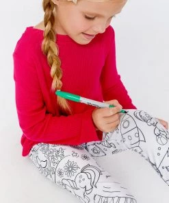 Terez Girls Kids Coloring Book Leggings