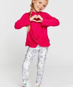 Terez Girls Kids Coloring Book Leggings