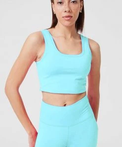 Golden Times Tranquility Blue TLC Crop Top TLC Shop