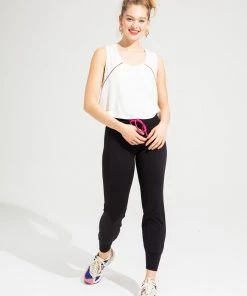 Terez Sugar Swizzle WorkIt Crop Racerback Tank