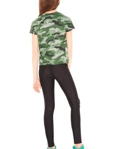 Terez Girls Chrome Knee Zip Leggings