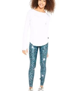 Terez Girls Glitter Night Skies Leggings