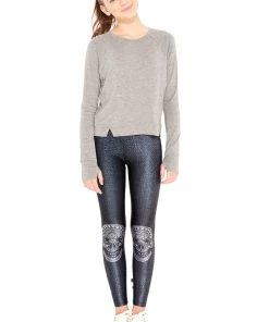 Terez Girls Skull Studs Leggings