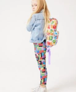 Terez Girls The Charmsters Glitter Blocks Leggings