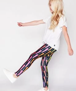 Terez Girls Rainbow Rock Candy Leggings