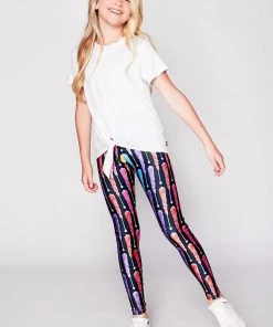 Terez Girls Rainbow Rock Candy Leggings