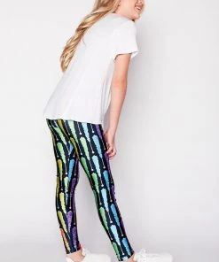 Terez Girls Rainbow Rock Candy Leggings