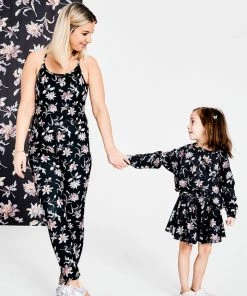 Terez X Black Iris Girls Midnight Lillies Sweatshirt