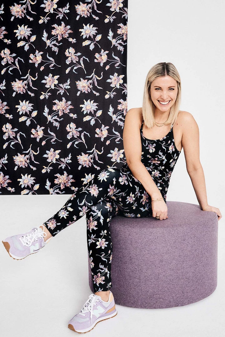 Golden Times Bodysuits Terez X Black Iris Midnight Lillies TLC Bodysuit 1 Golden Times Bodysuits Terez X Black Iris Midnight Lillies TLC Bodysuit