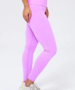 Terez Orchid Heart Foil Uplift Leggings