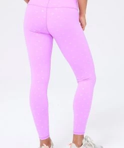 Terez Orchid Heart Foil Uplift Leggings