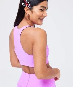 Terez Orchid Heart Foil Uplift Sports Bra Bras & Tops