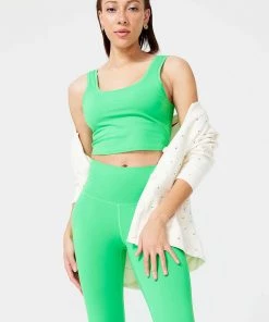 Terez Spring Green TLC Crop Top