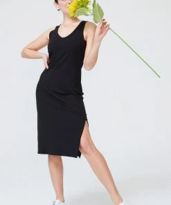 Terez Black Rib Dress New Arrivals