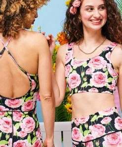 Terez Roses TLC Short Bodysuit