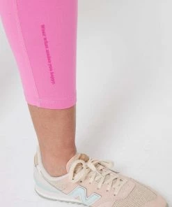 Terez Bubblegum Pink TLC 7/8 Leggings Spring Collection 10 Terez Bubblegum Pink TLC 7/8 Leggings Spring Collection