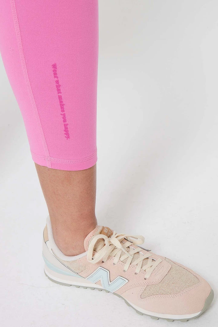 Terez Bubblegum Pink TLC 7/8 Leggings Spring Collection 5 Terez Bubblegum Pink TLC 7/8 Leggings Spring Collection